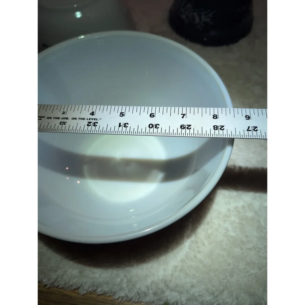 VTG Pyrex Colonial Mist Mixing Bowl Set of 3 pieces 401 402 403 Blue White Clean